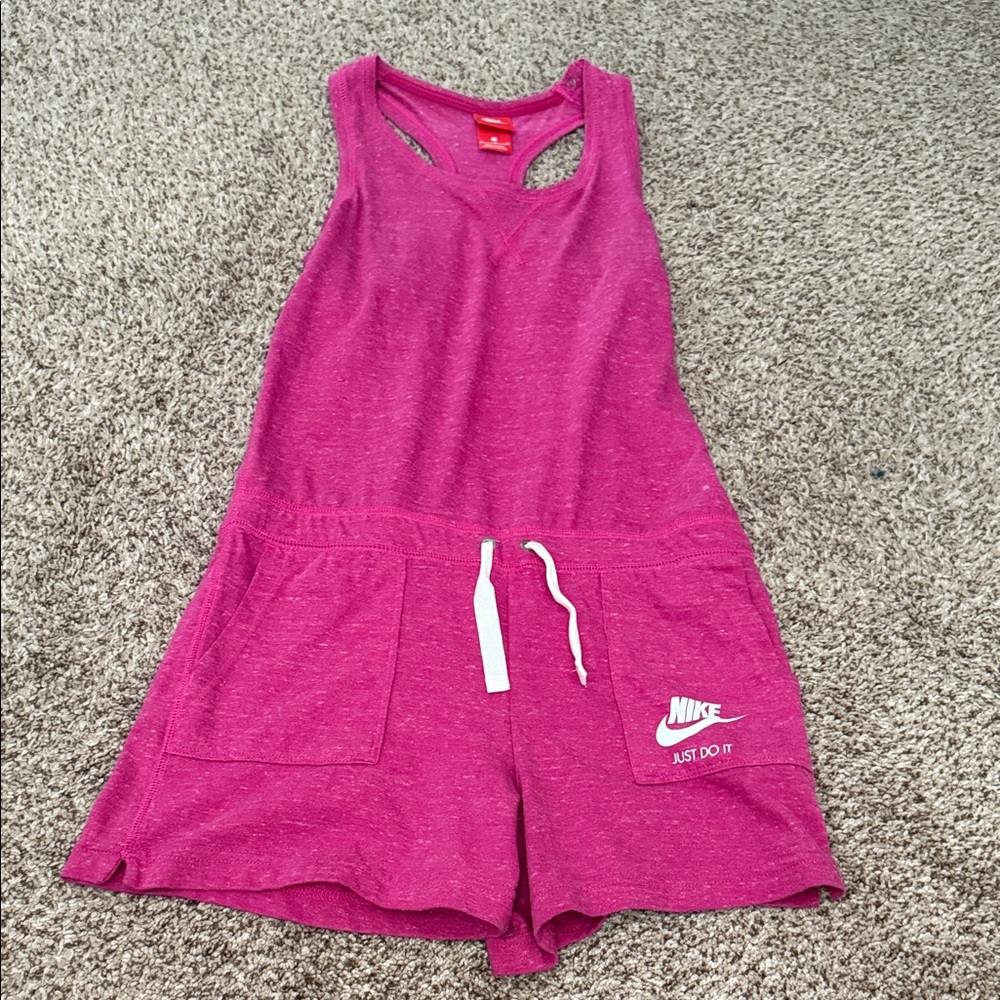 Nike Fuchsia Sleeveless Romper